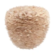 Lampy sufitowe - Duży wiszący abażur Eos Evia L w jasnobrązowym odcieniu - miniaturka - grafika 1