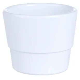 Osłonka ceramiczna 8 cm biała CERMAX - Donice - miniaturka - grafika 1