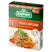 Kasza - Kupiec Duet Mieszanka kasz pęczak & gryczana 300 g (3 x 100 g) - miniaturka - grafika 1