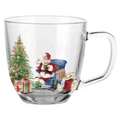 Kubki - Kubek szklany list do Mikołaja 420 ml - miniaturka - grafika 1