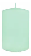 Świece - ARTMAN Świeca ozdobna Classic - walec mały (średnica 7cm) miętowy 1szt - miniaturka - grafika 1