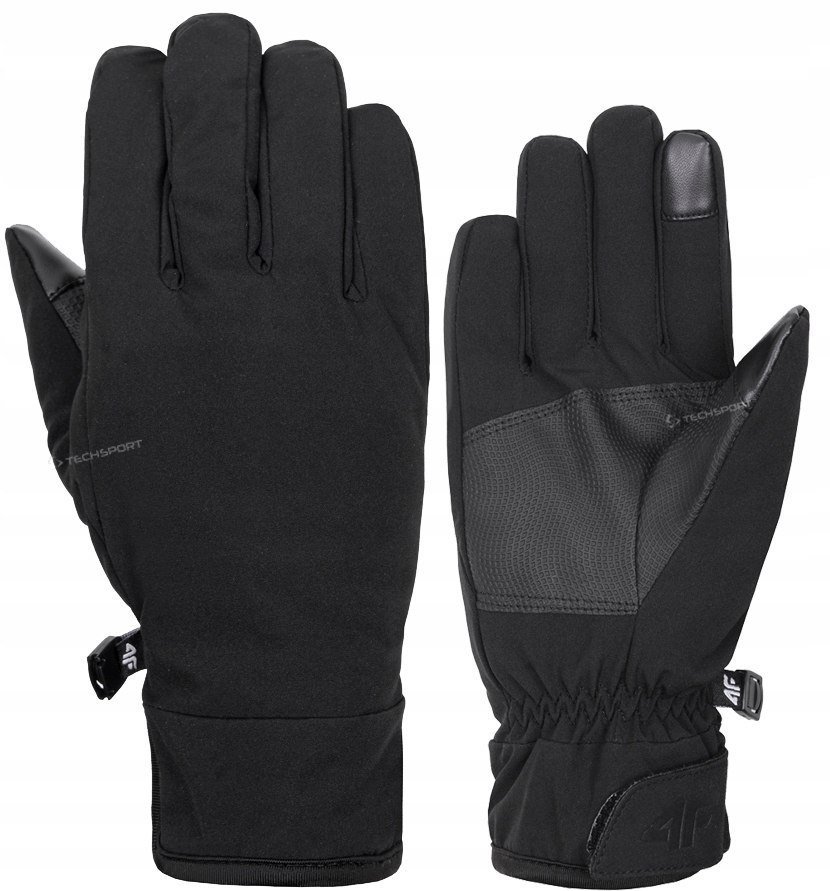 4F CIENKIE OCIEPLANE RÄKAWICZKI SOFTSHELLOWE DOTYK / rozm XL