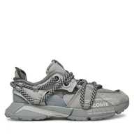 Sneakersy męskie - Sneakersy Lacoste 7-49SMA0012 Szary - miniaturka - grafika 1