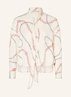 Bluzki damskie - Tommy Hilfiger Bluzka Z Wiązaniem Pod Szyją rosa - miniaturka - grafika 1