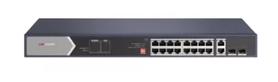 HIKVISION Switch PoE 20-portowy DS-3E0520HP-E DS-3E0520HP-E - Switche - miniaturka - grafika 1