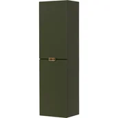 Szafki łazienkowe - Słupek łazienkowy wiszący oliwkowy złoty uchwyt 143,5x40 cm Magnolia Gante - miniaturka - grafika 1