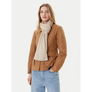 Szalik Tommy Hilfiger AW0AW17790 Beżowy - Apaszki i szaliki damskie - miniaturka - grafika 1