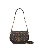 Torebki damskie - Guess Torebka Carrie Logo HWGP98 98200 Brązowy - miniaturka - grafika 1