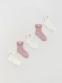Buciki dla niemowląt - Reserved - Skarpetki 5 pack - złamana biel - miniaturka - grafika 1