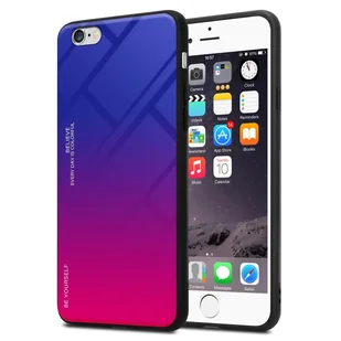 Pokrowiec Do Apple iPhone 6 / 6S Etui w FIOLETOWO - CZERWONY TPU Obudowa Case Cover Plecki Ochronny Cadorabo - Etui i futerały do telefonów - miniaturka - grafika 1