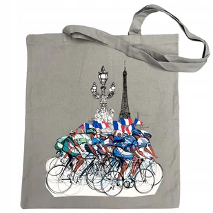 Tour De France Kolarstwo Torba Zakupowa - Torby i wózki na zakupy - miniaturka - grafika 1