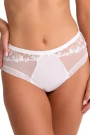 Majtki damskie - Figi damskie z koronką Paris 1302 biały M - miniaturka - grafika 1