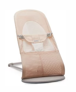 BabyBjorn, Leżaczek Balance Soft Mesh, Różowy/Biały - Leżaczki i huśtawki - miniaturka - grafika 1