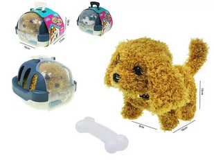 Piesek 18cm na baterie w walizce - Zabawki interaktywne dla dzieci - miniaturka - grafika 1