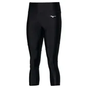 Spodnie sportowe damskie - Spodnie damskie Mizuno  Core 3/4 Tight / Black S - miniaturka - grafika 1