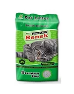 Żwirek dla kotów - Certech Super Benek Standard Line Green Forest 2x 25 l - gruboziarnisty żwirek dla kotów o zapachu zielonego lasu (50 l) - miniaturka - grafika 1