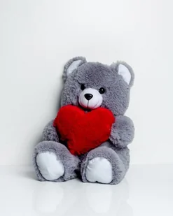 Miś FRANK 50cm szary - Maskotki i pluszaki - miniaturka - grafika 1