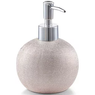 Zeller GLITTER ROSE GOLD DOZOWNIK DO MYDŁA W PŁYNIE 10,3 CM KAMIONKA SALE18750 - Mydelniczki i dozowniki mydła - miniaturka - grafika 1