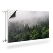 Dekoracje domu - MAGNETYCZNA Osłona GRZEJNIKA Pejzaż LAS WE MGLE Natura 90cm x 60cm - miniaturka - grafika 1