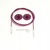 Pasmanteria - żyłka do drutów 60cm KNITPRO fioletowa - miniaturka - grafika 1