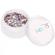 Ozdoby do paznokci - Indigo Barbirella wielokolorowy, błyszczący pyłek do profesjonalnego zdobienia paznokci oraz manicure hybrydowego - miniaturka - grafika 1