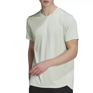 Koszulka adidas Designed 4 Running Tee HK7120 - zielona - Adidas - Koszulki sportowe męskie - miniaturka - grafika 1