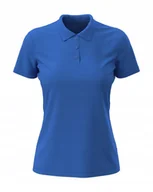 Koszulki i topy damskie - Koszulka damska polo T-shirt Polówka Stedman ST9160 Bright Royal XL - miniaturka - grafika 1