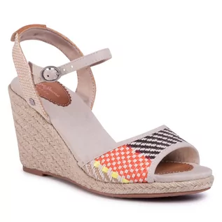 Espadryle damskie - Pepe Jeans Espadryle Shark Rafy PLS90456 Skin 809 - grafika 1