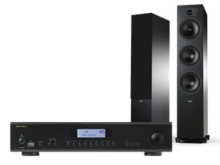 Rotel A12 MkII (czarny) + Tesi 6 (czarny) - Zestawy stereo - miniaturka - grafika 1