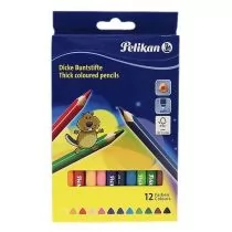 Pelikan Kredki trójkantowe BSD12DN, 12 sztuk 724039 - Kredki, ołówki, pastele i pisaki - miniaturka - grafika 1