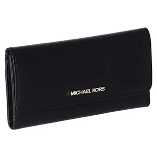 Michael Kors Damski portfel podróżny Jet Set podróżny (czarny/złoty), czarny/złoty, portfel - Portfele - miniaturka - grafika 1