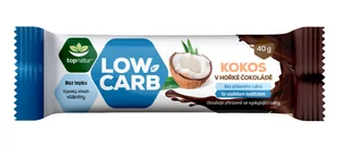Topnatur - Baton Low Carb, kokos w ciemnej czekoladzie, 40 g - Batony proteinowe - miniaturka - grafika 1