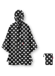 Poncho / peleryna przeciwdeszczowa Reisenthel Mini Maxi - dots white - Torby i wózki na zakupy - miniaturka - grafika 1