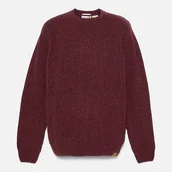 Dresy męskie - maglie mężczyzna timberland tb0a5m9aezz1 chunky yarn crewneck burgundy heather - miniaturka - grafika 1