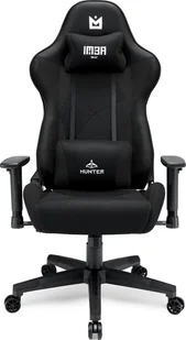 Krzesło biurowe IMBA Seat Fotel gamingowy IMBA Hunter materiałowy czarny - Fotele gamingowe - miniaturka - grafika 1