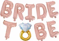 Wesele i ślub - Balon foliowy napis Bride to be - 45 cm - miniaturka - grafika 1