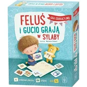 Gry planszowe - Nasza Księgarnia Feluś i Gucio grają w sylaby - miniaturka - grafika 1