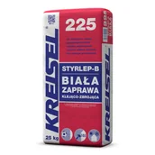 Zaprawy budowlane - Zaprawa klejąco-zbrojąca Styrlep-B 225 25 kg biała KREISEL - miniaturka - grafika 1
