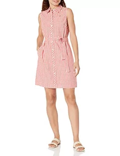 Tommy Hilfiger Damska sukienka J2abh421-gw1-18, geranium/jasna biel, 22, Geranium/jasna biel, 48 - Sukienki - miniaturka - grafika 1