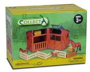 Figurki dla dzieci - Collecta Stajnia z akcesoriami Deluxe 89333 - miniaturka - grafika 1