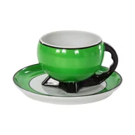 Filiżanki - Filiżanka 200 ml ze spodkiem Kula Zielona Irlandia G260 - miniaturka - grafika 1
