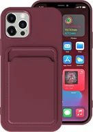 Etui i futerały do telefonów - Etui König Design kompatybilne z Apple iPhone 14 Pro Max plastikowe, miękkie etui na telefon - Etui na telefon ciemnofioletowe - miniaturka - grafika 1
