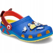 Buty dla dziewczynek - Crocs Dziecięce Lekkie Wygodne Buty Chodaki Classic Snow White Clog 32-33 - miniaturka - grafika 1