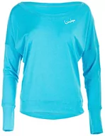 Bluzy damskie - WINSHAPE Winshape MCS002 damska bluza z długim rękawem modalowym, styl taneczny, fitness, czas wolny, sport, joga, treningi Sky-Blue, XXL MCS002-SKY-BLUE-XXL - miniaturka - grafika 1