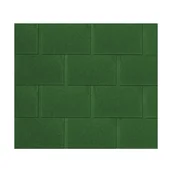 Pokrycia dachowe - Gont bitumiczny Prostokąt zielony 3.2 m2 Hauser - miniaturka - grafika 1