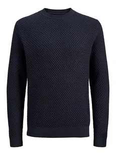 Jack & Jones Sweter w kolorze granatowym - Swetry męskie - miniaturka - grafika 1