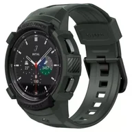 Akcesoria do smartwatchy - Spigen rugged armor ”pro” galaxy watch 4 classic 46 mm military green - miniaturka - grafika 1