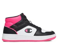 Moda i Uroda OUTLET - Buty damskie Champion S11471WW017 REBOUND 2.0 MID Białe - miniaturka - grafika 1