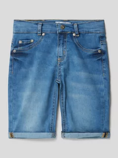 Spodnie i spodenki dla dziewczynek - Szorty jeansowe z 5 kieszeniami - grafika 1