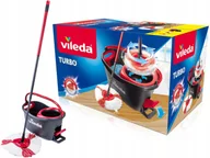 Miotły, szufle, mopy - Wiadro i mop obrotowy Vileda Turbo - miniaturka - grafika 1